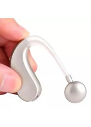 Rechargeable Mini Digital Hearing Aid Hearing Amplifier Wireless Ear Aids for Elderly Moderate to Severe Loss Drop Shipping