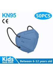 6-12 years old kids cubrebocas kn95 mascarillas ninos ffp2 mascarilla fpp2 homology ada infantil kn 95 security protection mask