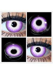 Amara Colored Contact Lenses For Eyes Anime Cosplay Colored Lenses Blue Purple Multicolor Contact Lenses Makeup Beauty