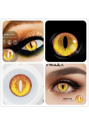 Amara Colored Contact Lenses For Eyes Anime Cosplay Colored Lenses Blue Purple Multicolor Contact Lenses Makeup Beauty