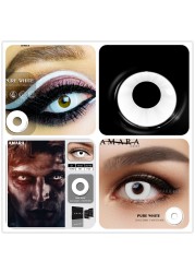 Amara Colored Contact Lenses For Eyes Anime Cosplay Colored Lenses Blue Purple Multicolor Contact Lenses Makeup Beauty