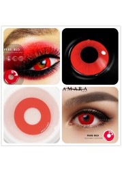 Amara Colored Contact Lenses For Eyes Anime Cosplay Colored Lenses Blue Purple Multicolor Contact Lenses Makeup Beauty