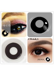 Amara Colored Contact Lenses For Eyes Anime Cosplay Colored Lenses Blue Purple Multicolor Contact Lenses Makeup Beauty