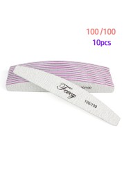 Nail File Buffer Double Side Of Nail File Buffer 100/180 Trimmer Lime Buffer In Nail Art Ongle Nail Art Tool