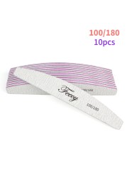 Nail File Buffer Double Side Of Nail File Buffer 100/180 Trimmer Lime Buffer In Nail Art Ongle Nail Art Tool