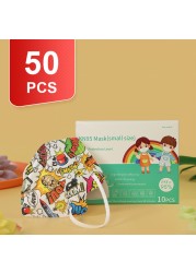 5 Layers FFP2 Mask For Kids 3-14 Years Dust Mascarillas fpp2 Face Mask Baby Mask KN95 Respirator Children Masks FPP2