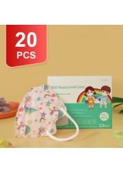 5 Layers FFP2 Mask For Kids 3-14 Years Dust Mascarillas fpp2 Face Mask Baby Mask KN95 Respirator Children Masks FPP2