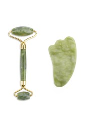 Natural Facial Massager Gua Sha Scraper Double Headed Jade Roller Jade Roller Skin Care Rose Quartz Face Massager Face Lifting Health Beauty Tools