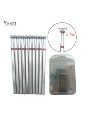 10pcsSet Diamond Nail Drill Bit Artery Electric Cutters For Pedicure Manicure Files Cuticle Burr Nail Tools Accessories