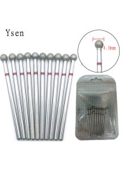 10pcsSet Diamond Nail Drill Bit Artery Electric Cutters For Pedicure Manicure Files Cuticle Burr Nail Tools Accessories