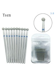 10pcsSet Diamond Nail Drill Bit Artery Electric Cutters For Pedicure Manicure Files Cuticle Burr Nail Tools Accessories