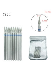 10pcsSet Diamond Nail Drill Bit Artery Electric Cutters For Pedicure Manicure Files Cuticle Burr Nail Tools Accessories