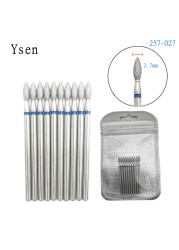 10pcsSet Diamond Nail Drill Bit Artery Electric Cutters For Pedicure Manicure Files Cuticle Burr Nail Tools Accessories