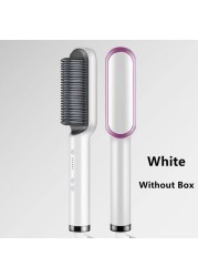 ASL-908 Hair Straightener 2022 Durable Electric Straight Hair Beard Comb Brush Heated Ceramic Hair Straightener Brush EU Plug