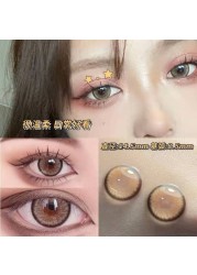 Mel Creek Colored Contact Lenses Large Diameter Myopia Lenses With Diopter Zoom Bright Eyes Cosmetic Lenses