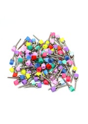 100pcs/bag Dental Polishing Brush Profi RA Brush Shank Flat Latch Nylon Teeth Prevention