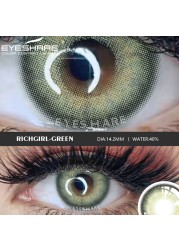 EYESHARE Eye Contact Lenses 2pcs/pair Household GlassBall Colored Contact Lenses Eye Cosmetic Colored Contact Lenses Beauty Eye Makeup