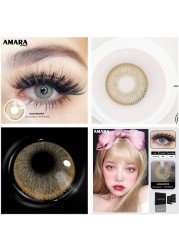 AMARA 1 Pair Colored Contact Lenses For Eyes OMG Series Soft Contact Lenses Beauty Contact Lenses Eye Cosmetic Color Lens Eyes