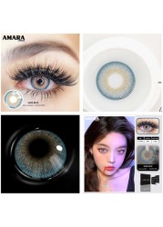 AMARA 1 Pair Colored Contact Lenses For Eyes OMG Series Soft Contact Lenses Beauty Contact Lenses Eye Cosmetic Color Lens Eyes