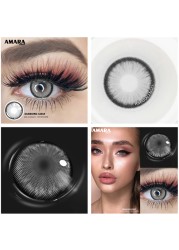 AMARA 1 Pair Colored Contact Lenses For Eyes OMG Series Soft Contact Lenses Beauty Contact Lenses Eye Cosmetic Color Lens Eyes