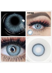 AMARA 1 Pair Colored Contact Lenses For Eyes OMG Series Soft Contact Lenses Beauty Contact Lenses Eye Cosmetic Color Lens Eyes