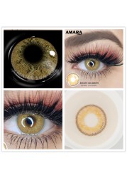 AMARA 1 Pair Colored Contact Lenses For Eyes OMG Series Soft Contact Lenses Beauty Contact Lenses Eye Cosmetic Color Lens Eyes