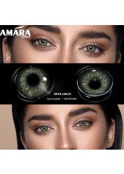 AMARA 1 Pair Colored Contact Lenses For Eyes OMG Series Soft Contact Lenses Beauty Contact Lenses Eye Cosmetic Color Lens Eyes