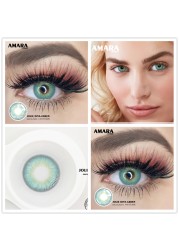 AMARA 1 Pair Colored Contact Lenses For Eyes OMG Series Soft Contact Lenses Beauty Contact Lenses Eye Cosmetic Color Lens Eyes