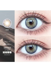 Bio-essence 1 Pair Colored Contact Lenses For Eyes Blue Lens Pink Eye Lenses Fashion Lenses Makeup Beauty Eyes Delicious Contact