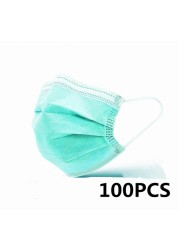 Disposable children face masks 3 ply protective kids mouth mask jetable breathing mask mascarillas quiurgicas gay niños