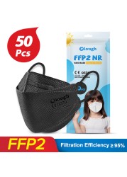 Elough Mascarillas FPP2 Ninos 6-12 Años 4 Layers Infant FFP2 Kids Children Masks FFP 2 ffp2Mascarilla KN95 Infantil Mask