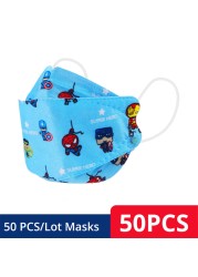 Disney Approved FFP2 KN95 Face Mask For Kids, Frozen Stitch Mask Breathable Mascarilla FPP2 homology ada For Boys Girls 4-12 Years