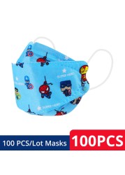 Disney Approved FFP2 KN95 Face Mask For Kids, Frozen Stitch Mask Breathable Mascarilla FPP2 homology ada For Boys Girls 4-12 Years