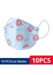 Disney Approved FFP2 KN95 Face Mask For Kids, Frozen Stitch Mask Breathable Mascarilla FPP2 homology ada For Boys Girls 4-12 Years