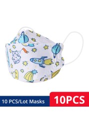 Disney Approved FFP2 KN95 Face Mask For Kids, Frozen Stitch Mask Breathable Mascarilla FPP2 homology ada For Boys Girls 4-12 Years