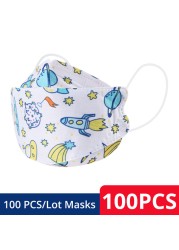 Disney Approved FFP2 KN95 Face Mask For Kids, Frozen Stitch Mask Breathable Mascarilla FPP2 homology ada For Boys Girls 4-12 Years