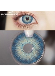 Eyeshire Eye Color Contact Lenses 1 Pair Natural Colored Lenses Yearly Cosmetic Lens Brown Cosmetic Lenses Contact Lens