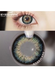 Eyeshire Eye Color Contact Lenses 1 Pair Natural Colored Lenses Yearly Cosmetic Lens Brown Cosmetic Lenses Contact Lens