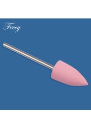 1pc Silicone Nail Drill Bits Milling Cutter for Manicure Burr Buffer for Electric Machines Nail Art Grinder Cuticle Cutter Tools