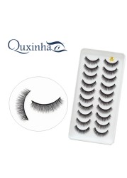 QUXINHAO wholesale 10 pairs lashes eyelashes cilios 3d mink lashes mink eyelashes wholesale false eyelashes maquiagem