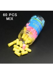 30/60pcs Anti-Snore Sleeping Earplugs Anti-noise Anti-noise Earplugs Soft Earplugs Set Tapones Oido Ruido Earplugs