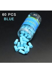 30/60pcs Anti-Snore Sleeping Earplugs Anti-noise Anti-noise Earplugs Soft Earplugs Set Tapones Oido Ruido Earplugs