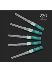 Disposable body piercing needles sterile steel surgical needles 14g 16g 18g 20g 22g 50pcs