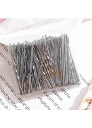 50pcs/bag 5/6/7cm U Shape Alloy Hairpins Bar Hair Clips Simple Metal Bobby Pins Barrettes Wedding Hairstyle Tools Hairpins