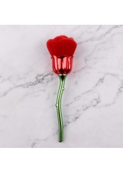 Flower Nail Brush for Manicure Rose Nail Art Brush Nail Extensions Popular Tools Round Small Gel Polish Dust Cleaning Brushes