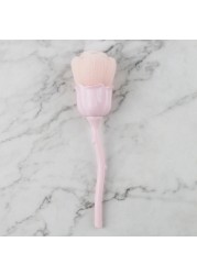 Flower Nail Brush for Manicure Rose Nail Art Brush Nail Extensions Popular Tools Round Small Gel Polish Dust Cleaning Brushes