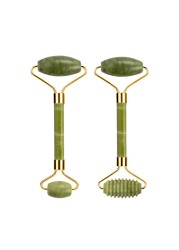 Natural Jade Gouache Stone Scraper Facial Massager Gua Sha Massager for Face Body Massage Set Anti-wrinkle Beauty Relax Tool