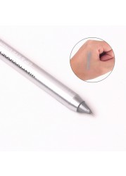 1pc Selling Charming Women Long※ Waterproof Eyeliner Pencil Pigment Silver Color Eyeliner Beauty Makeup Beauty Tools