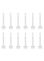 100pcs Nail Polish Replacement Brushes Dipping Liquid Applicator Brushes Manicure Tools Nail Art Glass Drawing Bottle Brush Tool