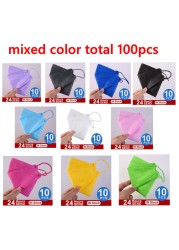 KN95 CE Face Mask FFP2 Mascarillas Approved fpp2 Facial Mascherine Reusable Adult Men Women Colorful Mask Protective Fish Mask